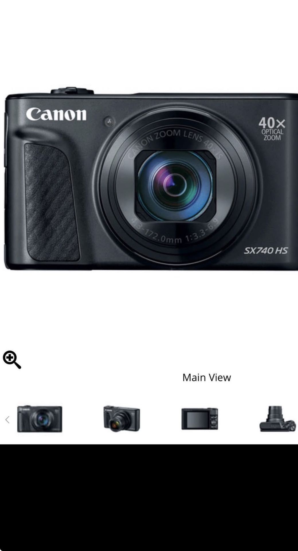 Canon Sx740 Hs Digital Camera