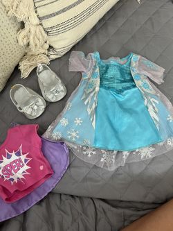 Build A Bear Frozen Outfit W/shoes