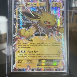 2016 Pokémon Pokemon Generations Jolteon EX Ultra Rare #28/83