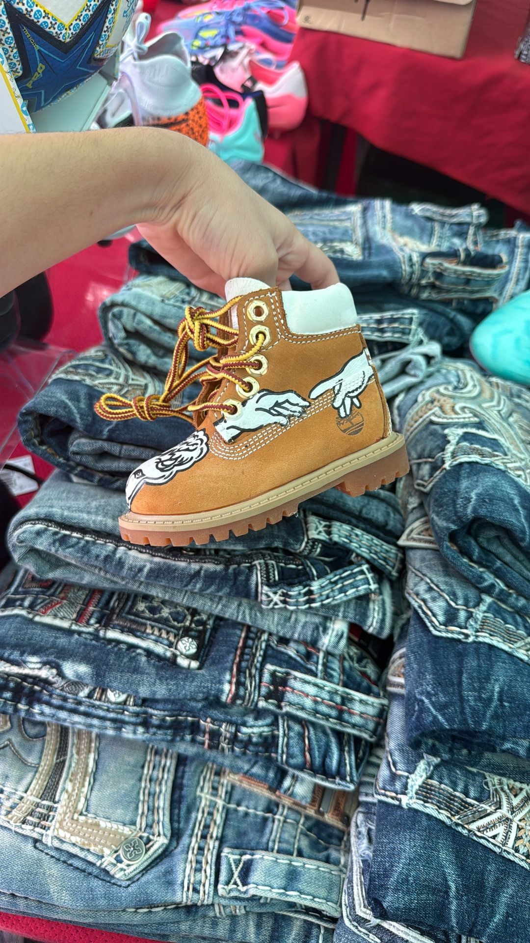 Timberland Custom Boots Baby Size 4