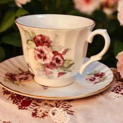 Vintage Porcelain Tea Set   Two Pieces. 