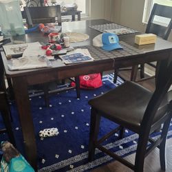 Bamboo Kitchen Table 4 x Chairs