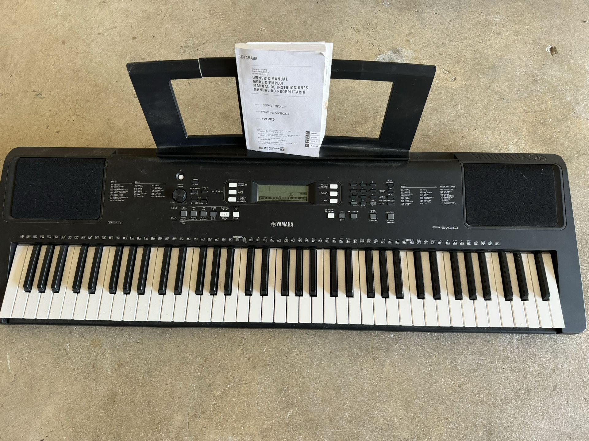 Yamaha Keyboard PSR-EW310