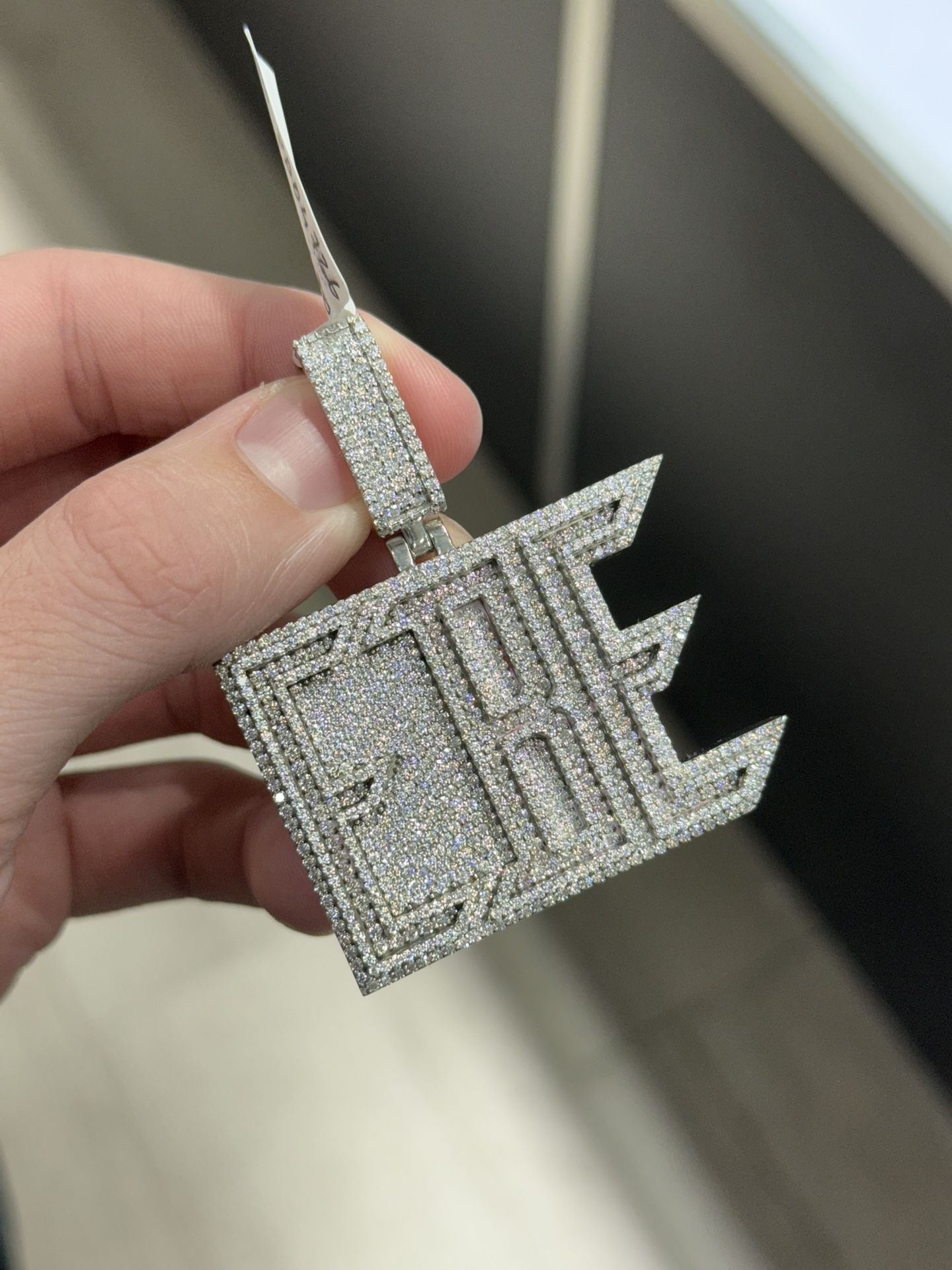 Moissanite “EBE” Pendant