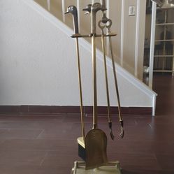 Vintage Chrome Chimney set