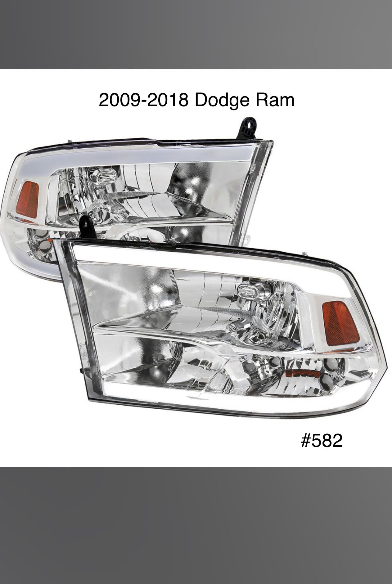 2009 - 2018 Dodge Ram LED Headlights