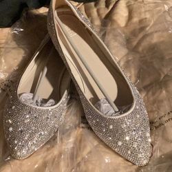 prom glitter Flats