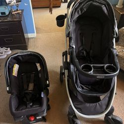 Graco 3 In 1  Car seat, Stroller
