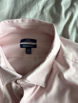 George Modern Fit Dress Shirt 2XL Pink