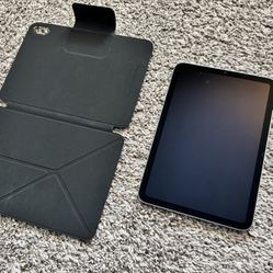 Apple iPad mini (A17 Pro Newest Model) with Apple Pencil With Leather Magnetic Case