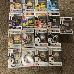 Funko Pops (Disney/videogames)