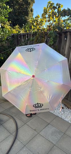 Juicy Couture Metallic Umbrella: BRAND NEW