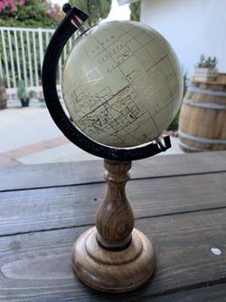 Globe center pieces