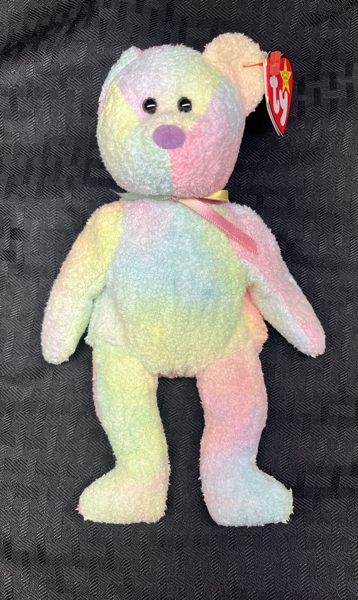 1999 Ty Beanie Baby Groovy Bear (ERRORS)