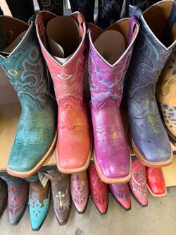 NEW SIZES 4.5-11 COWBOY BOOTS LADIES CLEARANCE