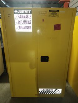 Flammable Safety Cabinet, 45 Gal, Justrite