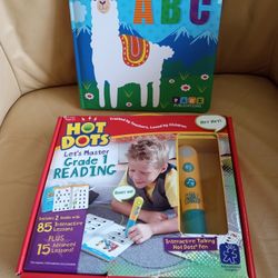 ABC BOOK AND HOT DOTS  1st Grade Reading Book 
