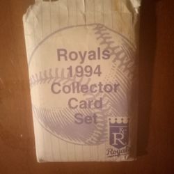 1994 Royals Collector Card Set