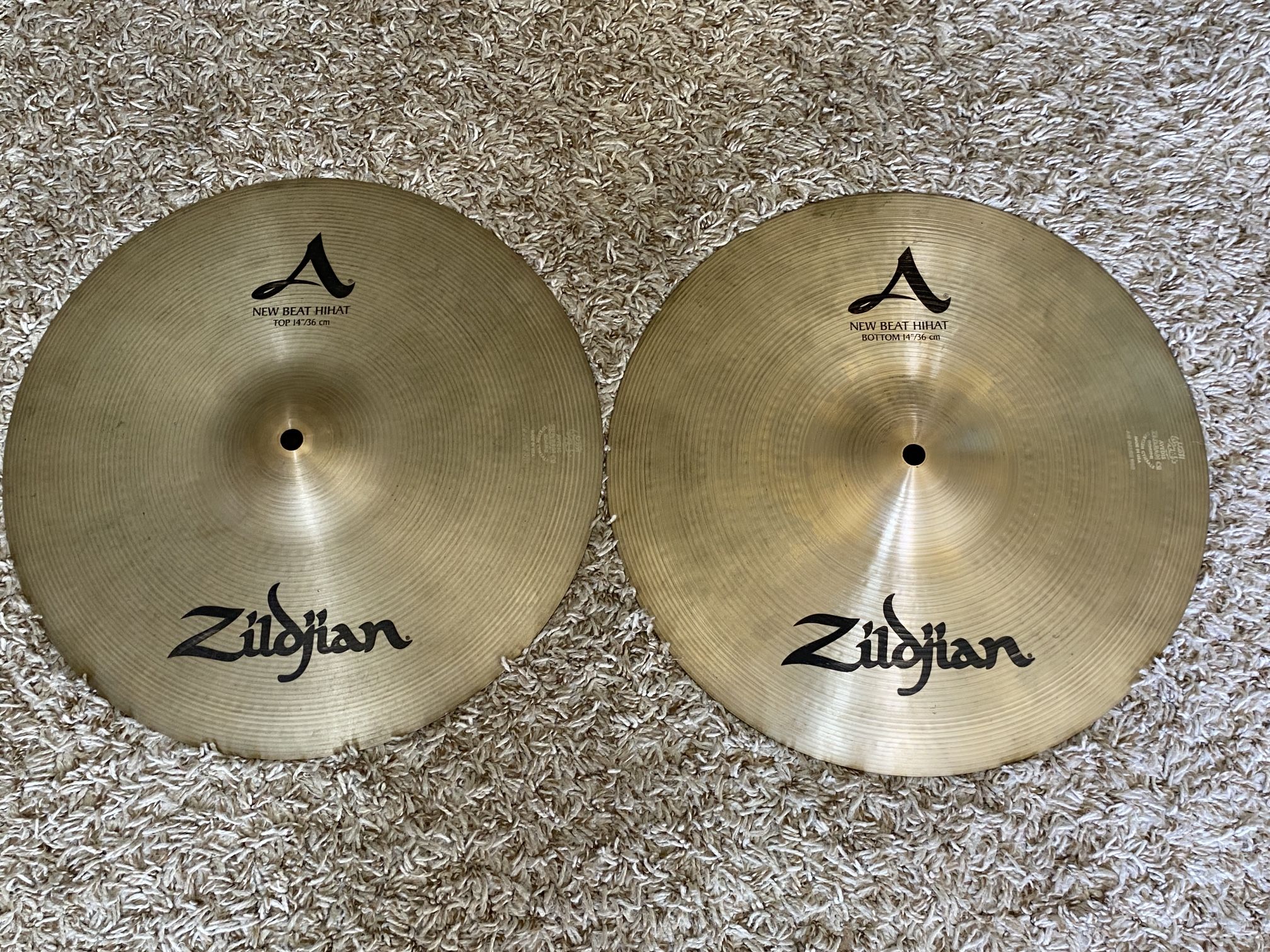 Zildjian 14" A New Beat Hi-Hat Cymbals (Pair)