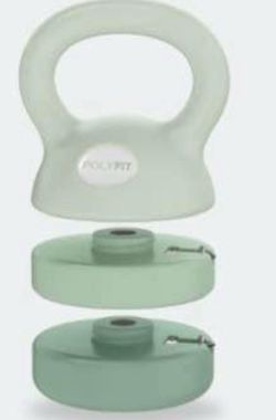 New Poly Fit Kettlebell 5-12 lbs.  (3 in one)