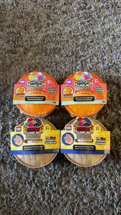Original Mystery Dumpling Squishy – Gold Glitter or Sherbet Edition – New & Sealed