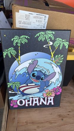 Stitch wall art