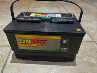 Batteries for auto or truck 12V different brands with warranty, Used from $50 and up. Price could vary