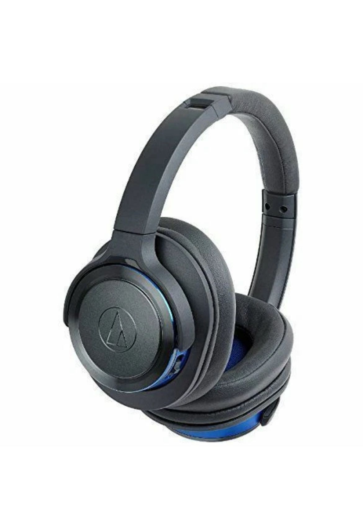 audio-technica ATH-WS660BT SOLIDBASS Bluetooth Wireless Headphones GM Blue