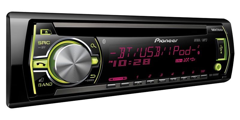 Pioneer DEH-X6500BT CD Receiver with MIXTRAX™, Bluetooth®, USB Control for iPod®/iPhone®, and Pandora® Ready