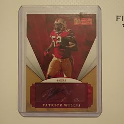 Patrick Willis /99 Red Parallel Signature
