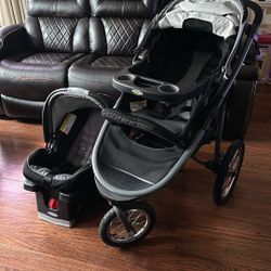 Carreola Y Porta Bebé 