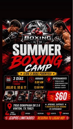 Summer boxing Camp