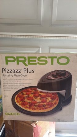 Pizazz Plus Presto rotating pizza oven