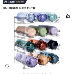 Water Bottle Organizer/ Stackable Design 