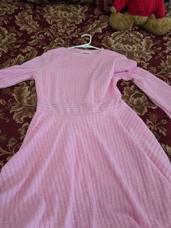 Short pink dress size 12