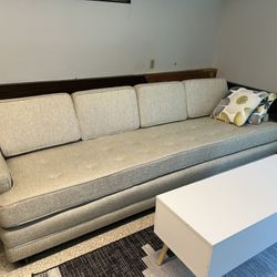 8 Foot Off White Couch