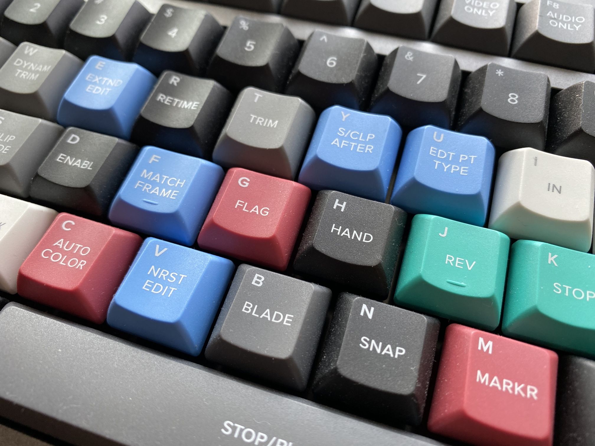 BlackMagic Editor keyboard