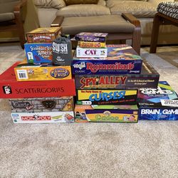 Board and Card Game Selection