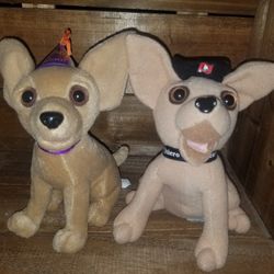 Stuffed Taco Bell Chihuaha Talking Dogs