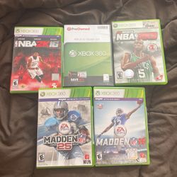 NBA/Madden games bundle 
