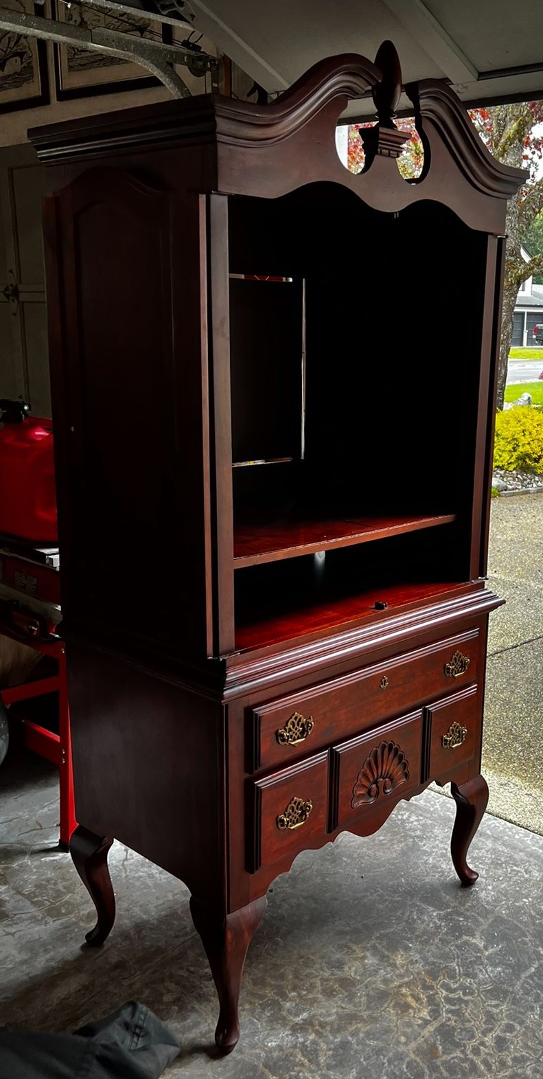 Real Cherrywood Armoire, 