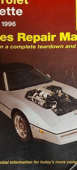 Chevrolet Corvette 1984 through 1996 Haynes repair manual