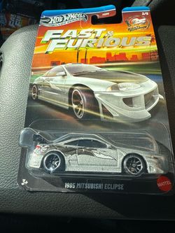 Hot Wheels 1995 Mitsubishi Eclipse Fast & Furious Silver Series