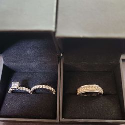 Diamond Engagement Ring in 14k White Gold.