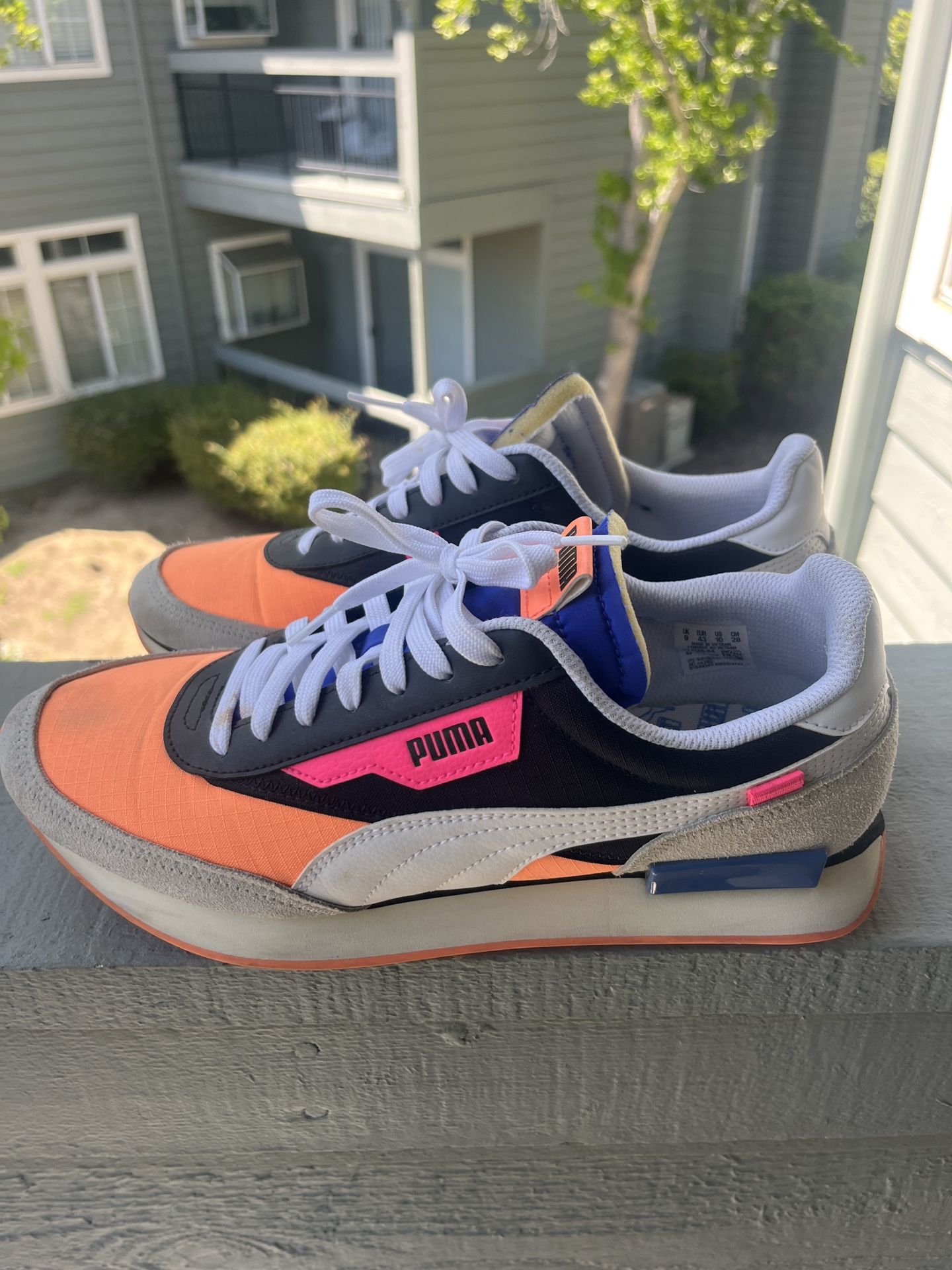 Puma Blue & Orange Shoes