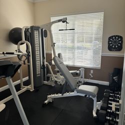 Complete Home Gym – Multi-Gym, Dumbbells, Bench & Treadmill 