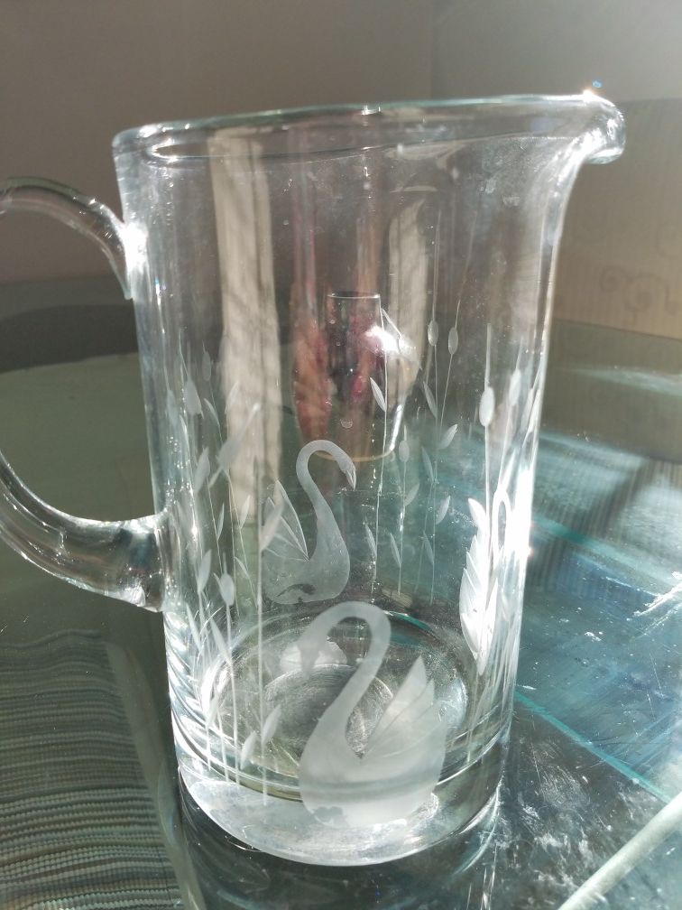 Crystal pitcher princess house