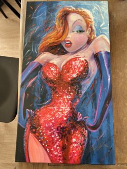 Jessica Rabbit Painting From Disneyland