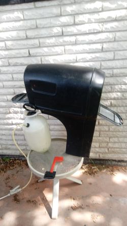 Large Mail Box With Concrete Post