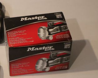 Master Lock 379ATPY Universal Trailer Coupler Lock, New in Box